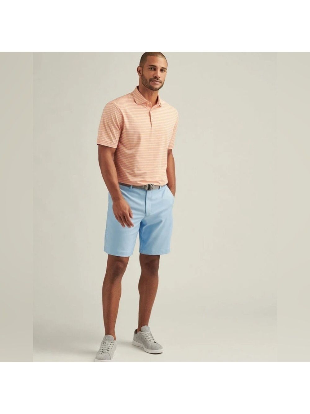 Peter Millar Salem Performance Vacation Athleisure Chino Wicking Golf Shorts 38